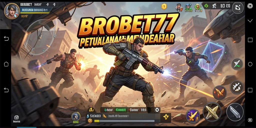 Screenshot dari gameplay mendebarkan BROBET77 yang memperlihatkan aksi pertarungan.