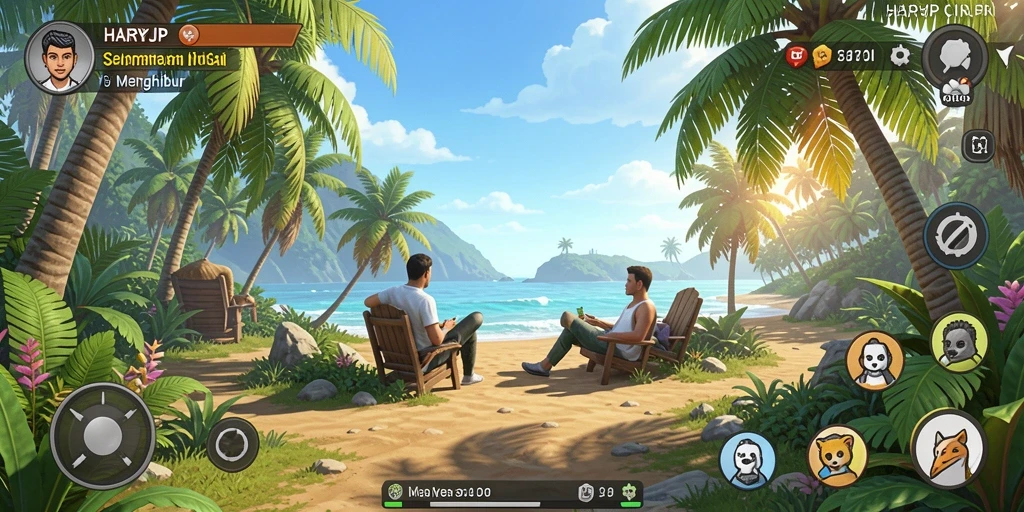 Tampilan gameplay HARAPJP yang mengasyikkan dan penuh warna.