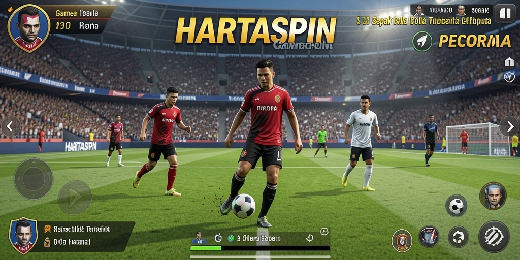 Tampilan gameplay HARTASPIN yang memukau dan menyenangkan.