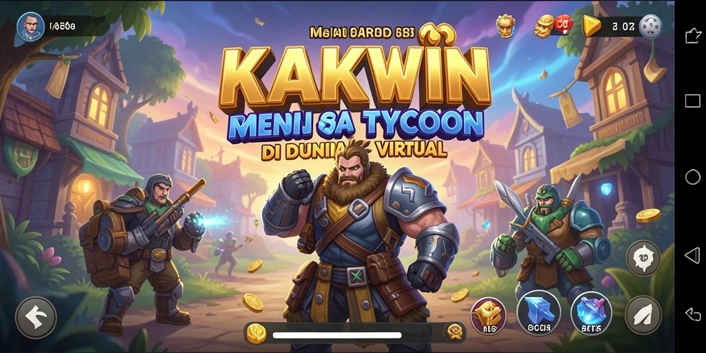 Tampilan gameplay KAKWIN yang seru dan interaktif.