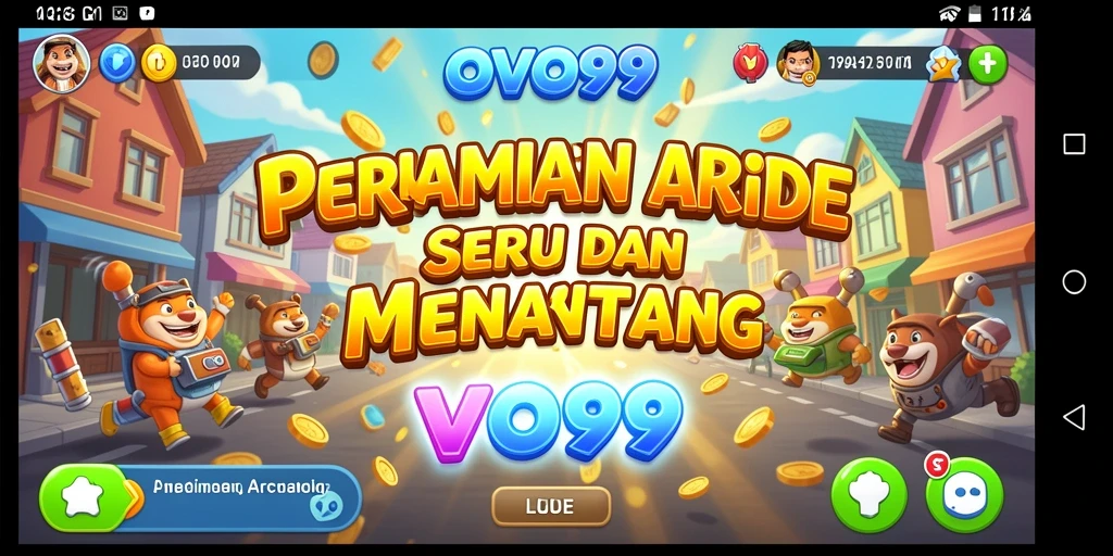 Screenshot gameplay OVO99 menampilkan aksi seru dan tantangan menarik.