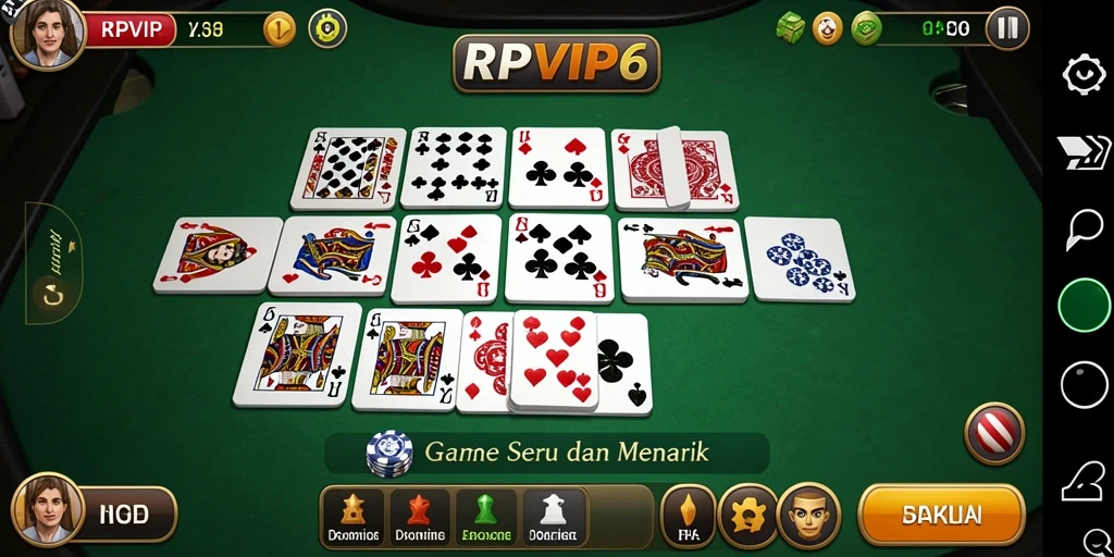 Tampilan gameplay menarik dari RPVIP6 yang penuh warna.