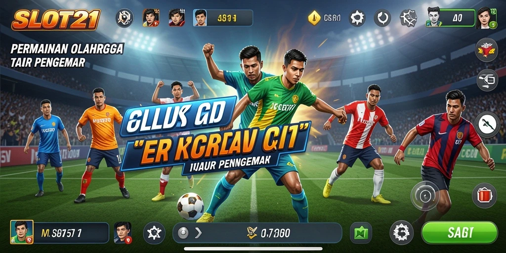 Tampilan gameplay SLOT21 yang seru saat pemain menikmati slot olahraga.